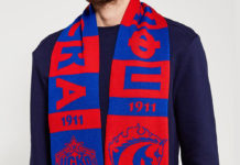 Как завязать футбольный шарф?