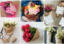 Упаковка цветов