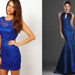 Синее вечернее платье – прекрасный наряд для выхода