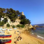 Городок Йорет де мар на побережье Коста Брава Испания