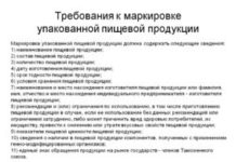 Требования к конфетам на этапе сертификации