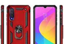 Ударопрочный чехол Serge Ring для Xiaomi Redmi 9: мощный чехол для защиты телефона от повреждений при падении