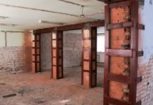 Как пробить и усилить проемы в стенах из кирпича?