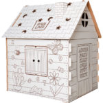 Картонный домик-раскраска: плюсы и минусы