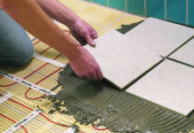 Электрический теплый пол под плитку – технология укладки