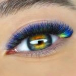 Цветные ресницы: модные тенденции