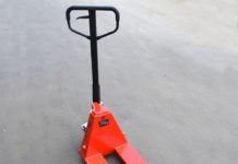 Применение гидравлической тележки