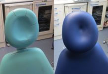 Этапы перетяжки стоматологического кресла