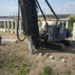 Фундамент на железобетонных сваях