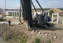 Фундамент на железобетонных сваях