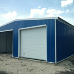 Гараж из сэндвич-панелей