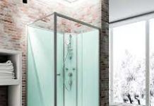 Стеклянная душевая кабина: устройство и конструкции