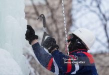 Томские ледолазы взяли награды всероссийских соревнований и чемпионата при морозе в -30°С