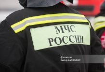 Одно из зданий Центрального рынка загорелось в Томске