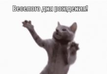Смешные гифки с Днём Рождения