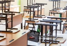 Крыша протекает в томской гимназии на Беринга