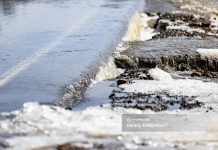 МЧС предупреждает о возможных переливах дорог в Томской области из-за вскрытия Оби