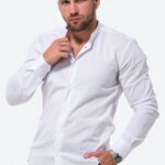 Белая рубашка мужская с длинным рукавом: идеальный выбор для стильного гардероба