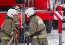 Пожар произошел на территории завода «Сибкабель»