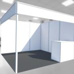 Как оформить выставочный стенд цветами